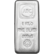 Picture of 1kg ABC Silver Cast bar