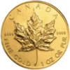 Picture of 1992 1oz Canadian Maple BU Gold Coin 